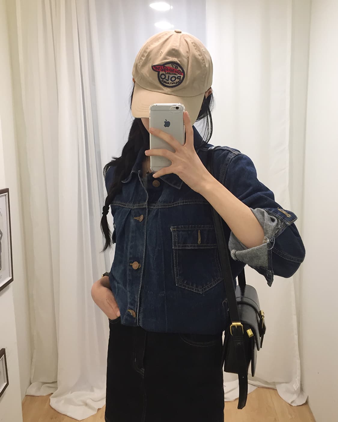 Women Vintage Denim Jacket 100 상품이미지3