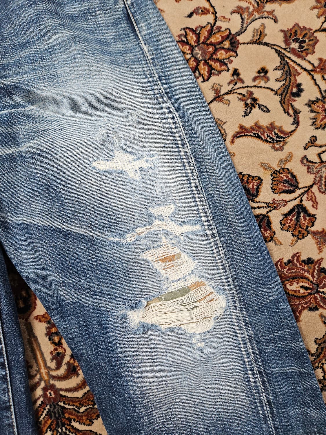 2000's LVC 37501 디스트레스 셀비지 청바지 38 실측 36 상품이미지3