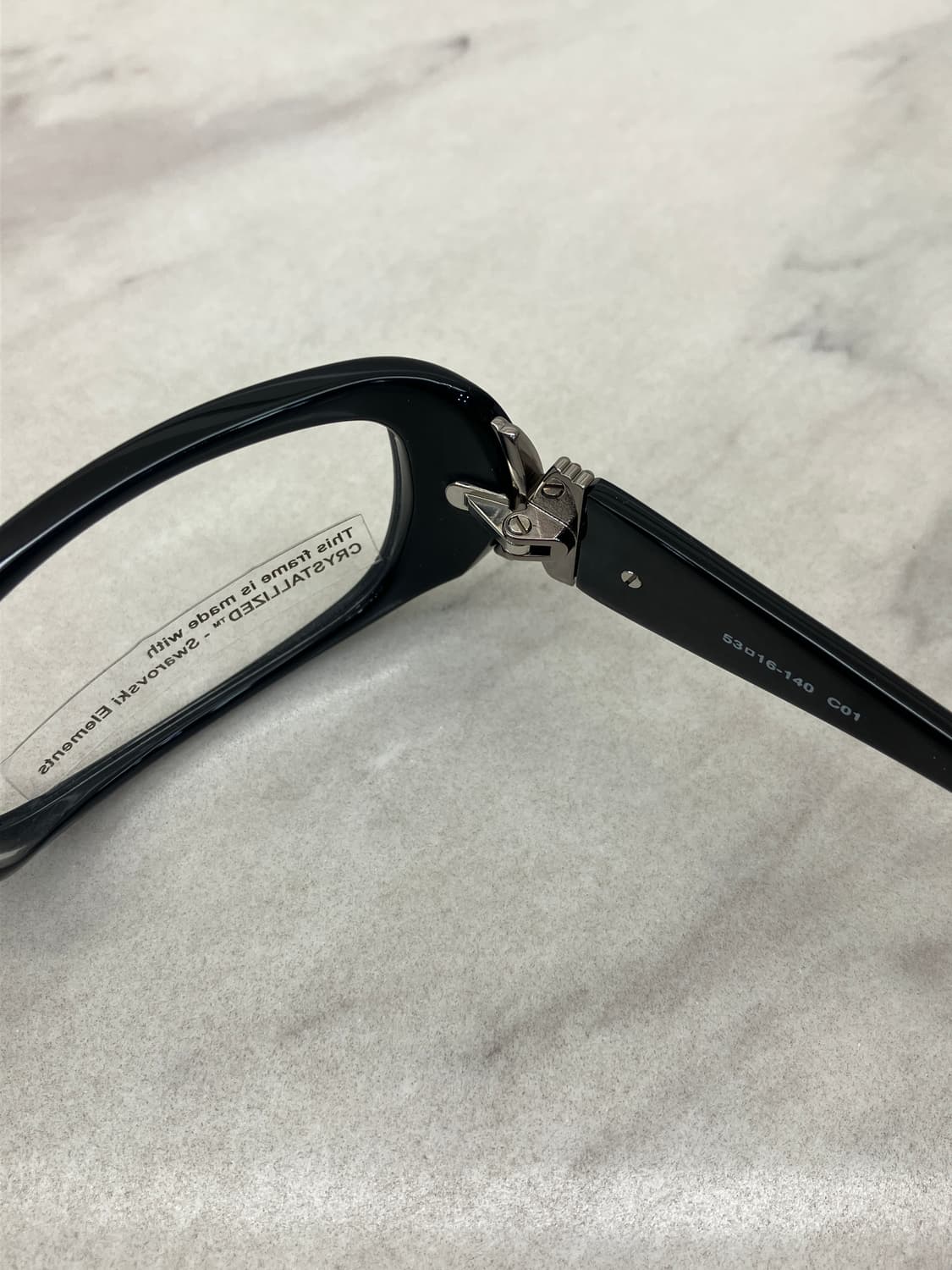 셀린디옹 Celine Dion 블랙 오벌 뿔테 안경 상품이미지3