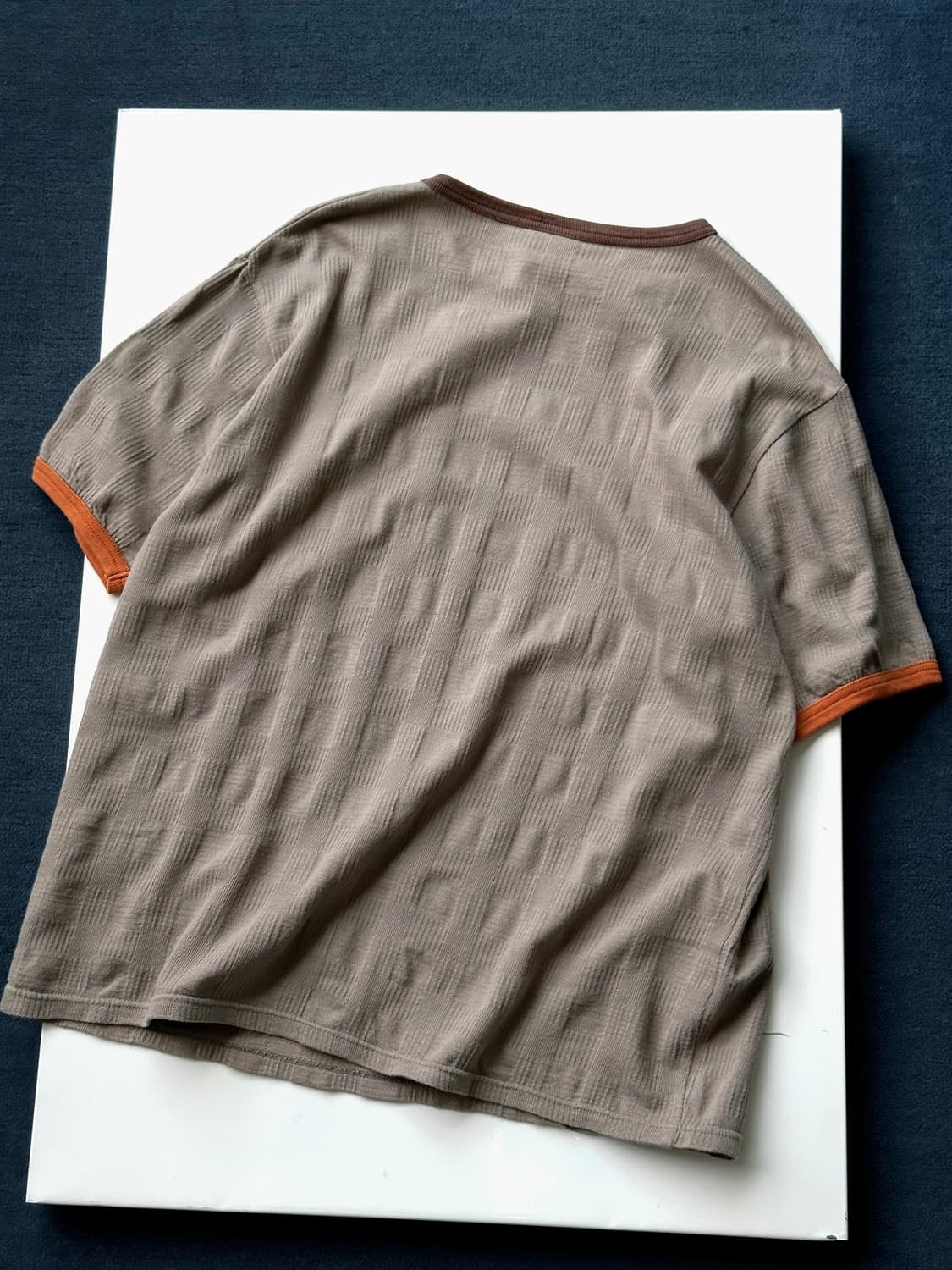 Volume cotton desgin ringer tee 상품이미지5
