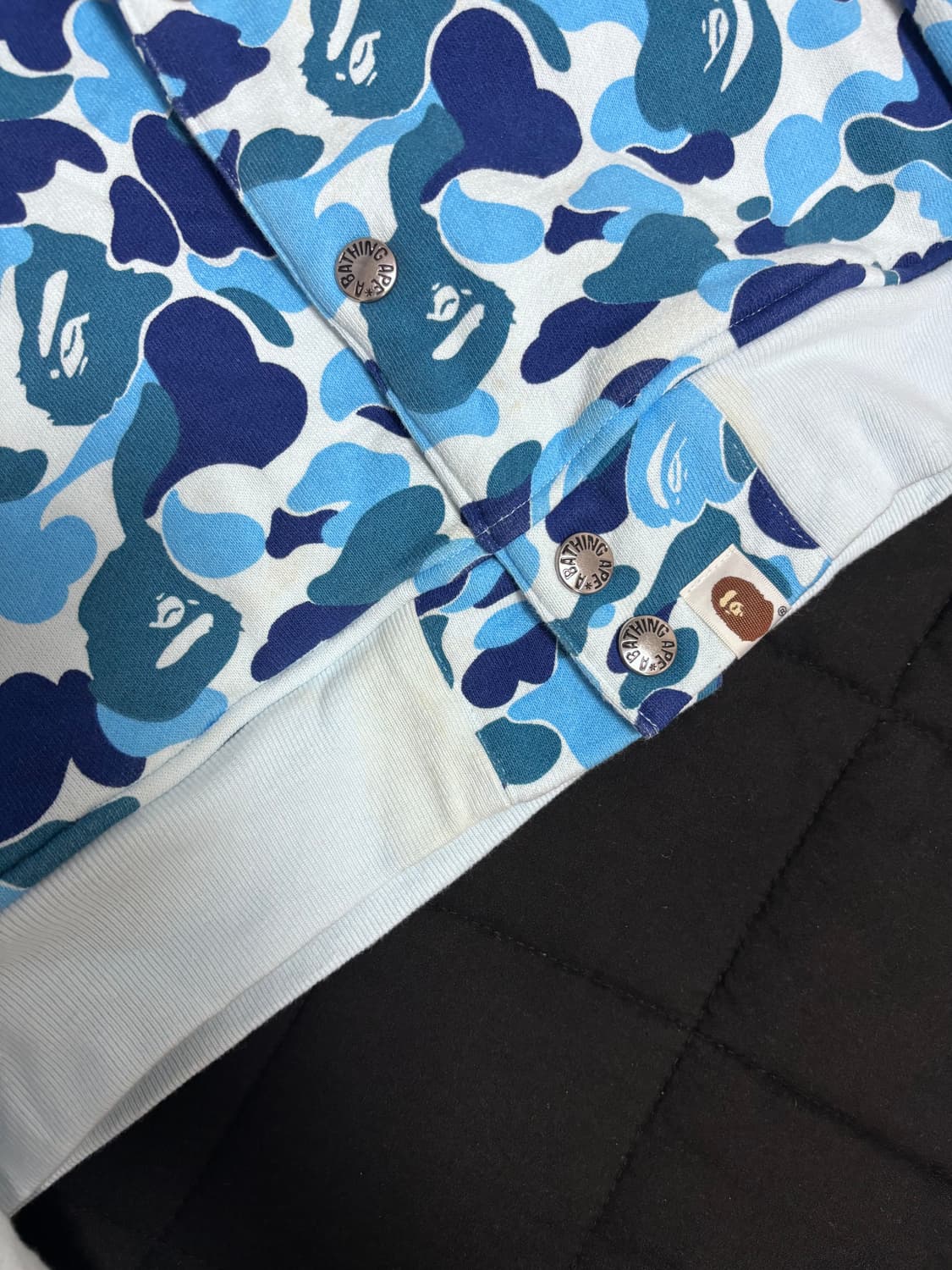 베이프 블루카모 블루종 자켓 M 상품이미지2