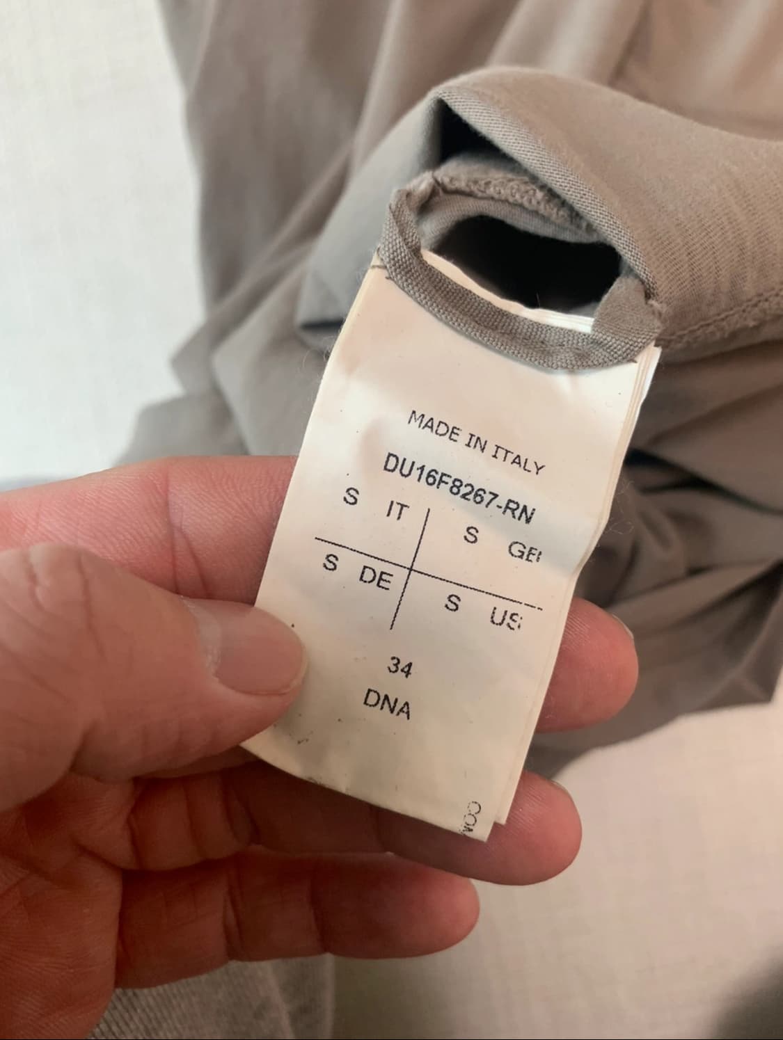 (새상품) Rick owens 릭오웬 롱슬리브 S 상품이미지4