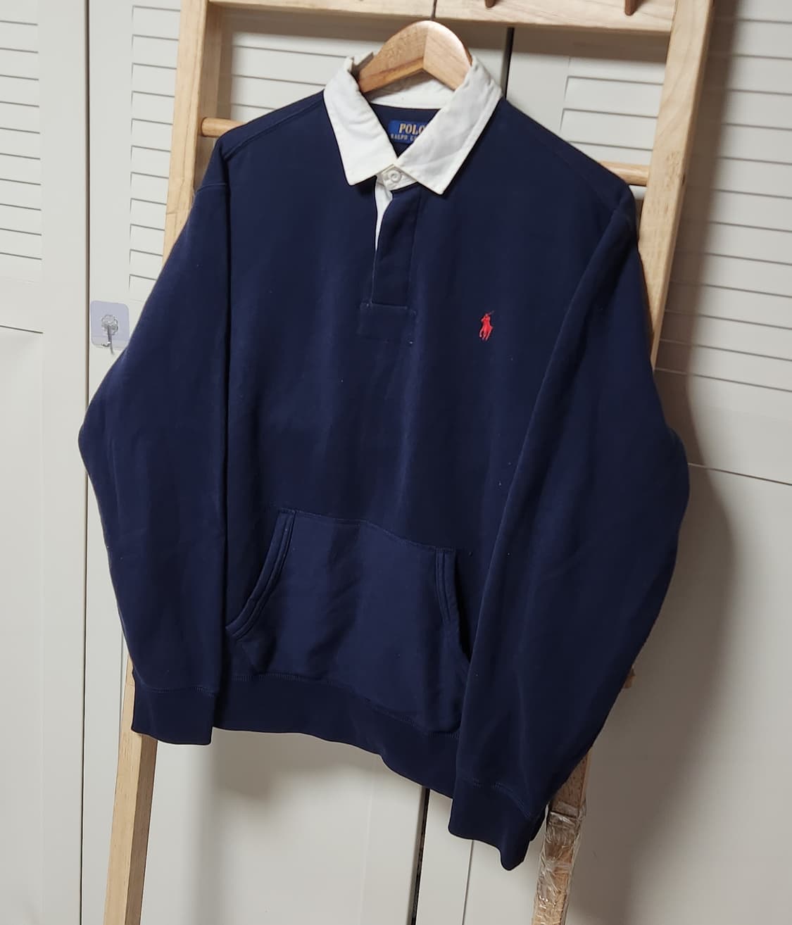 폴로 랄프로렌 코튼 럭비티 카라 맨투맨 상품이미지2