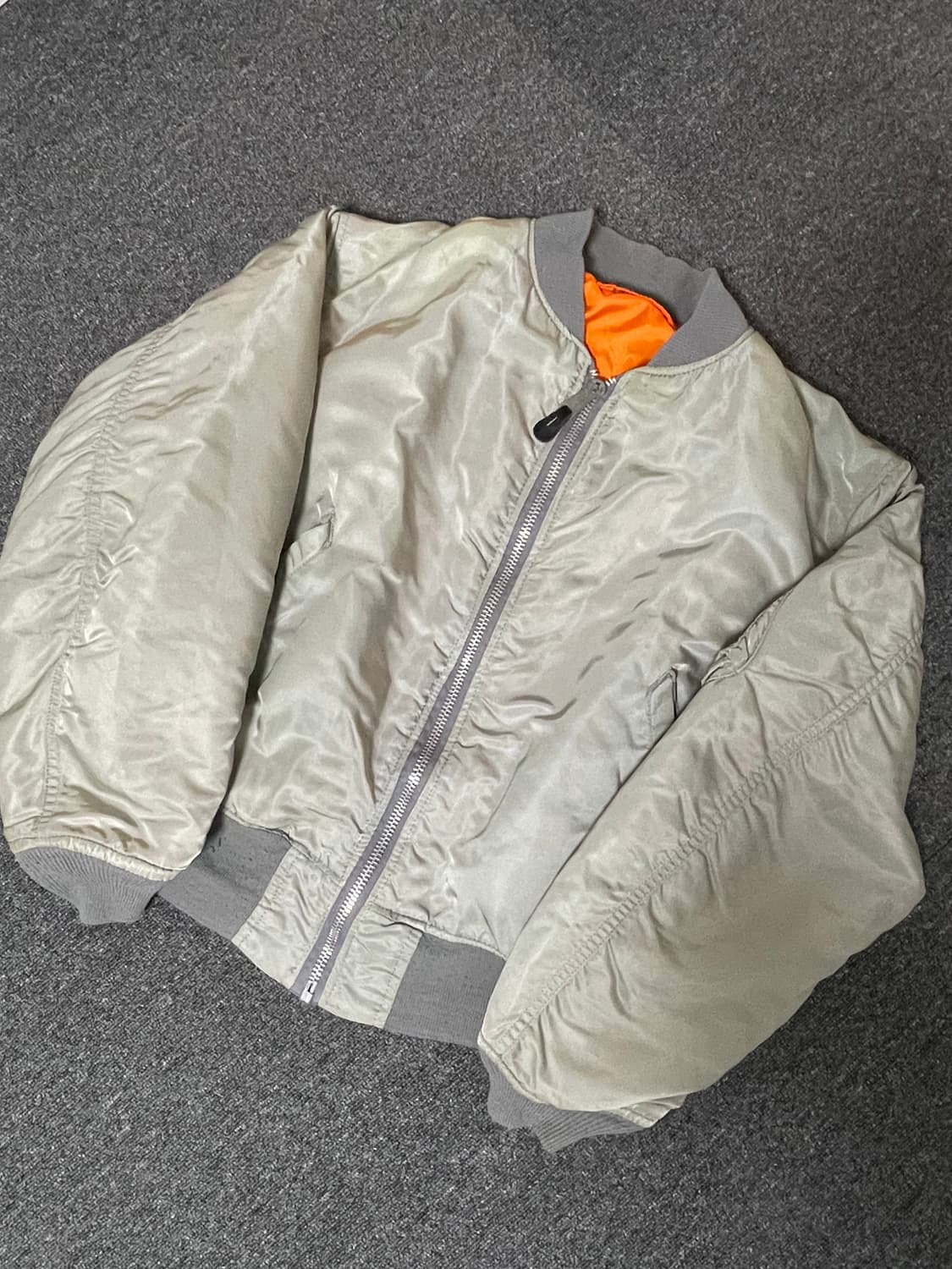 [XL] 80's OG MA-1 82790J 그레이 상품이미지1