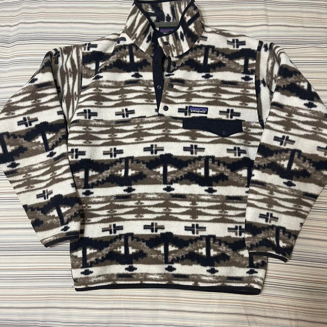 14FW 파타고니아 클래식 신칠라 스냅-티 플리스 풀오버 네이티브 상품이미지1