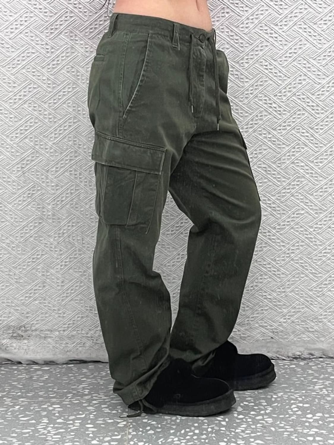 유니폼브릿지 빈티지 말차카키 카고팬츠 M C07428 상품이미지1