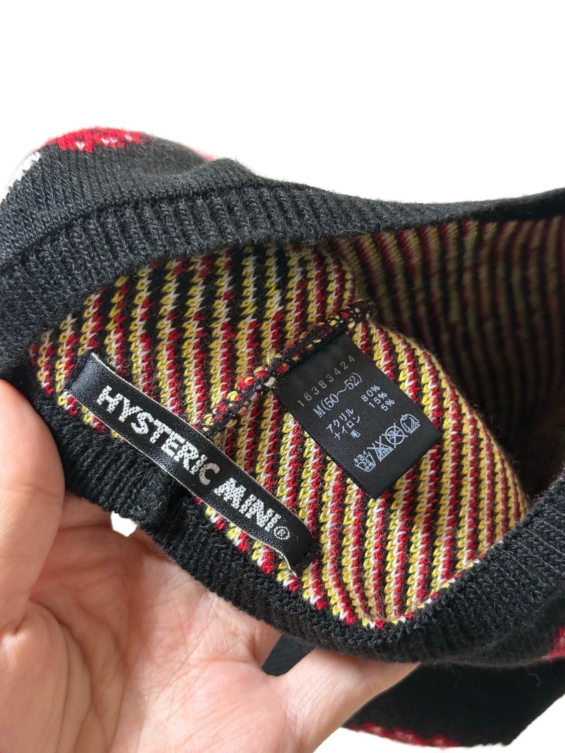 히스테릭 미니 니트 비니 상품이미지2