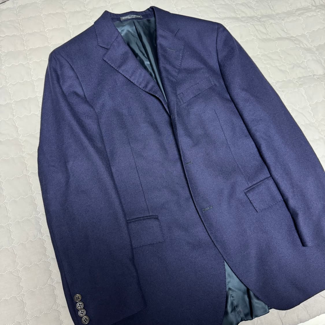 폴로 랄프로렌 캐시미어 100 네이비 블레이저 자켓 42R 상품이미지3