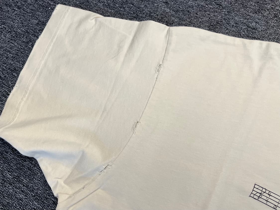 [105] 발렌시아가 악보 프린팅 반팔티 새제품 2  상품이미지4