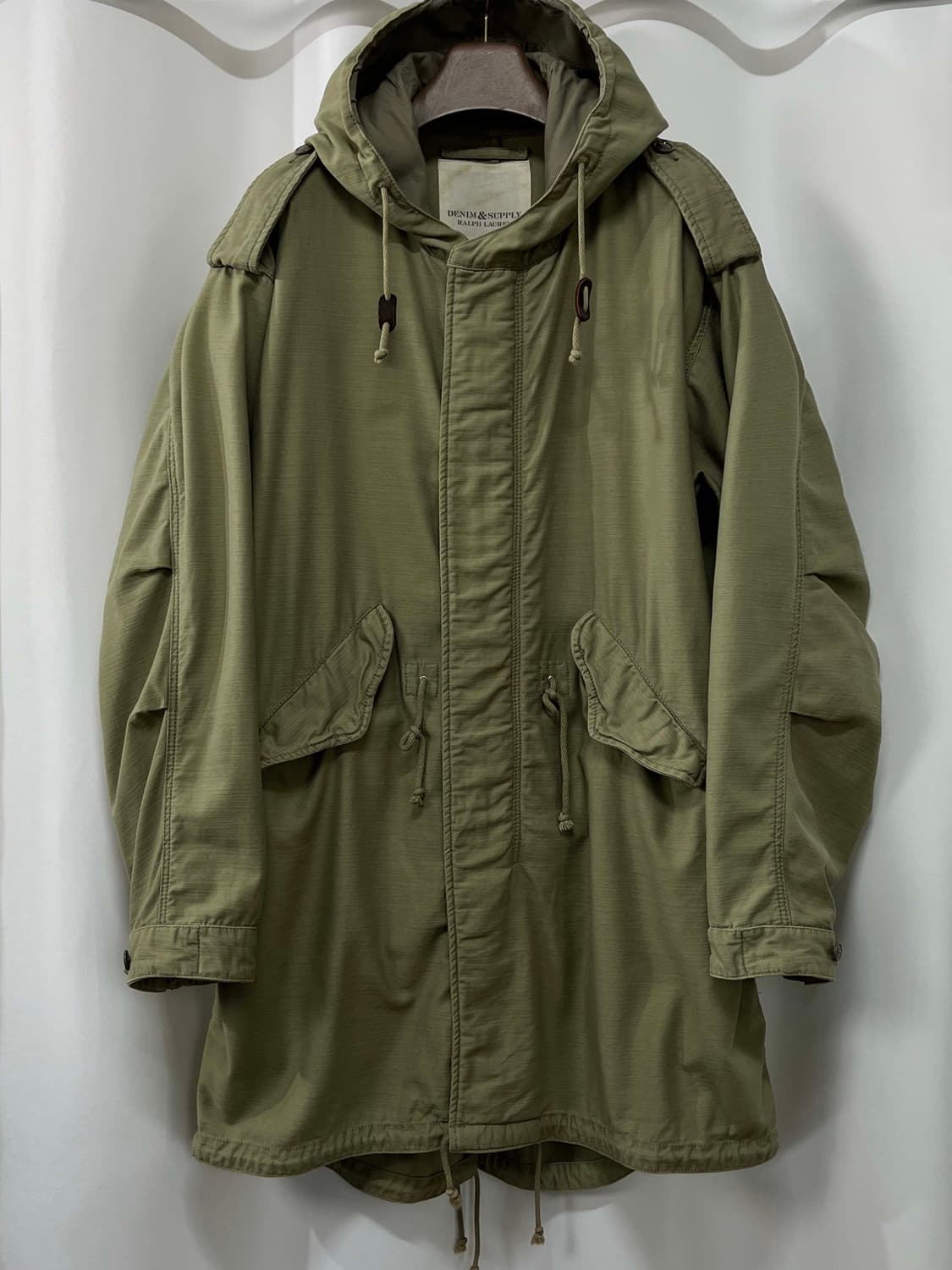 폴로 랄프로렌 M-51 페인티드 올리브 피쉬테일 파카 자켓 상품이미지2