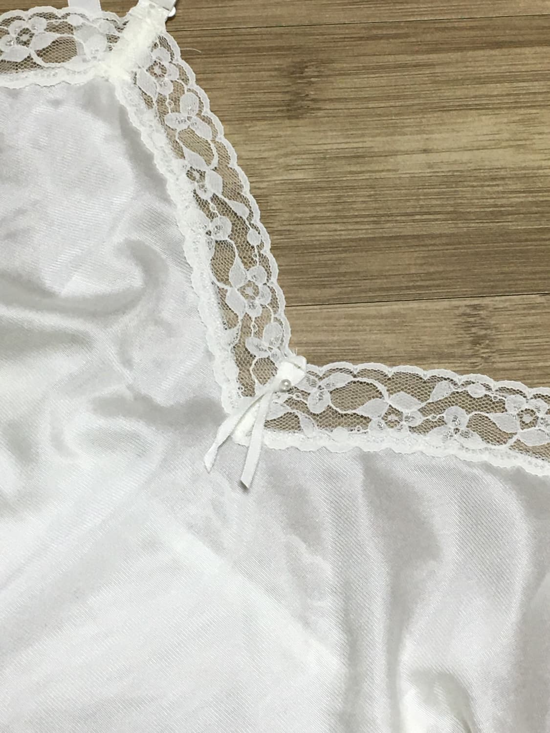 일본빈티지 화이트 슬리브리스 모리걸 페어리그런지 상품이미지2