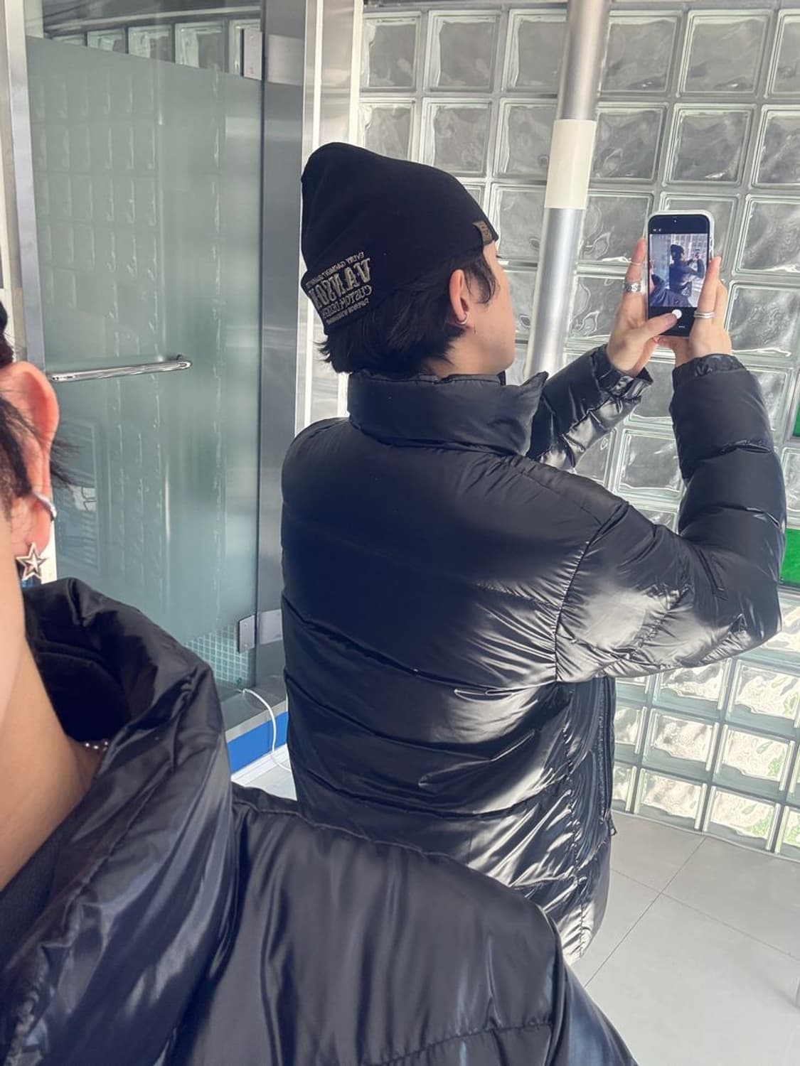 SHINY STAND UP COLLAR DOWN JACKET 상품이미지8