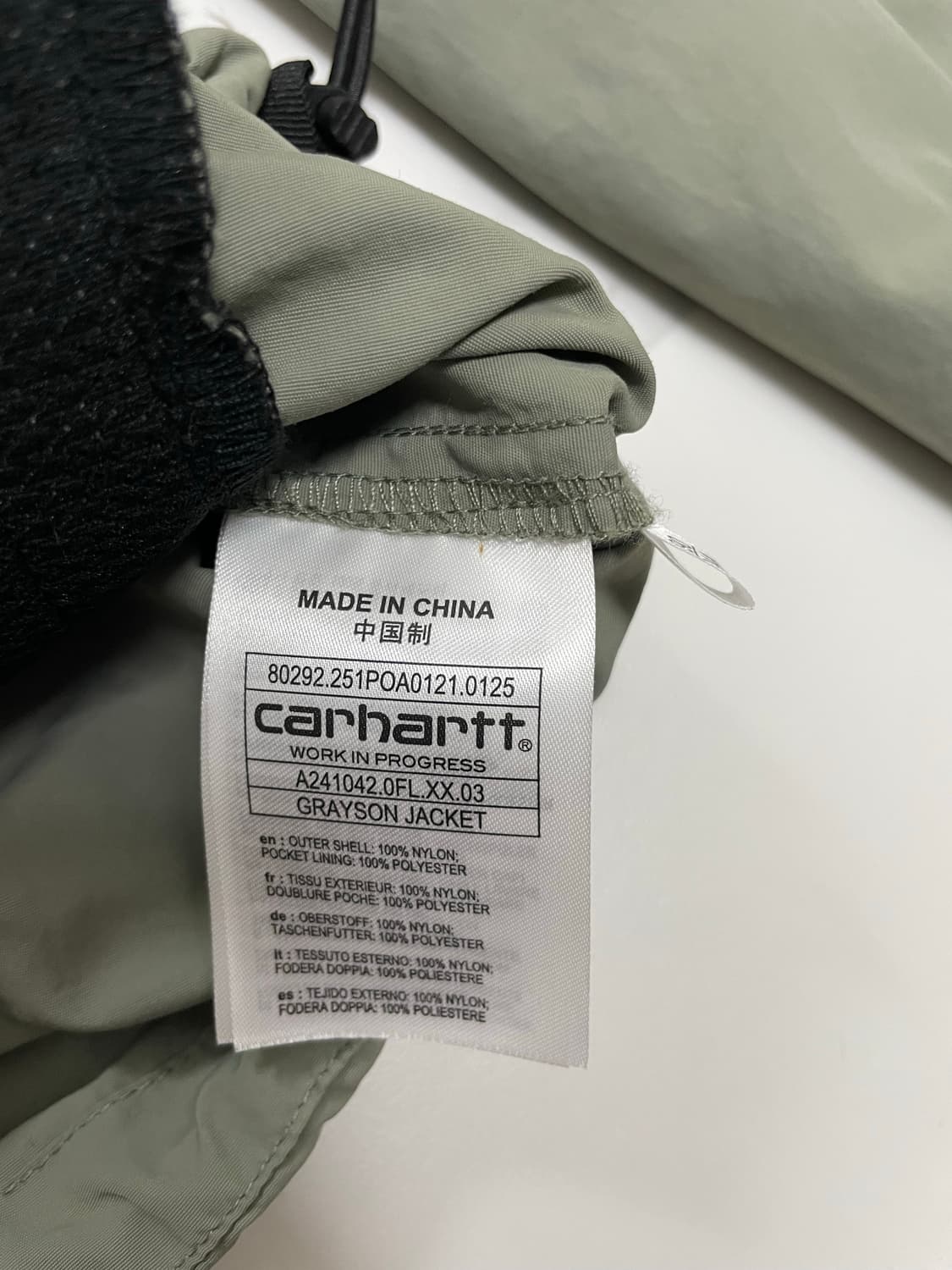 GRAYSON JACKET 칼하트 바람막이 상품이미지3