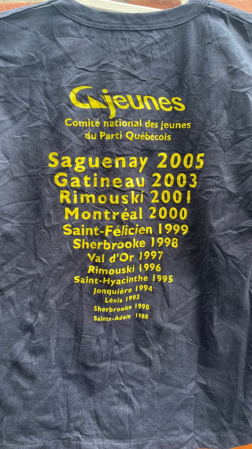 UI 프린팅 반팔 티셔츠 네이비 상품이미지4