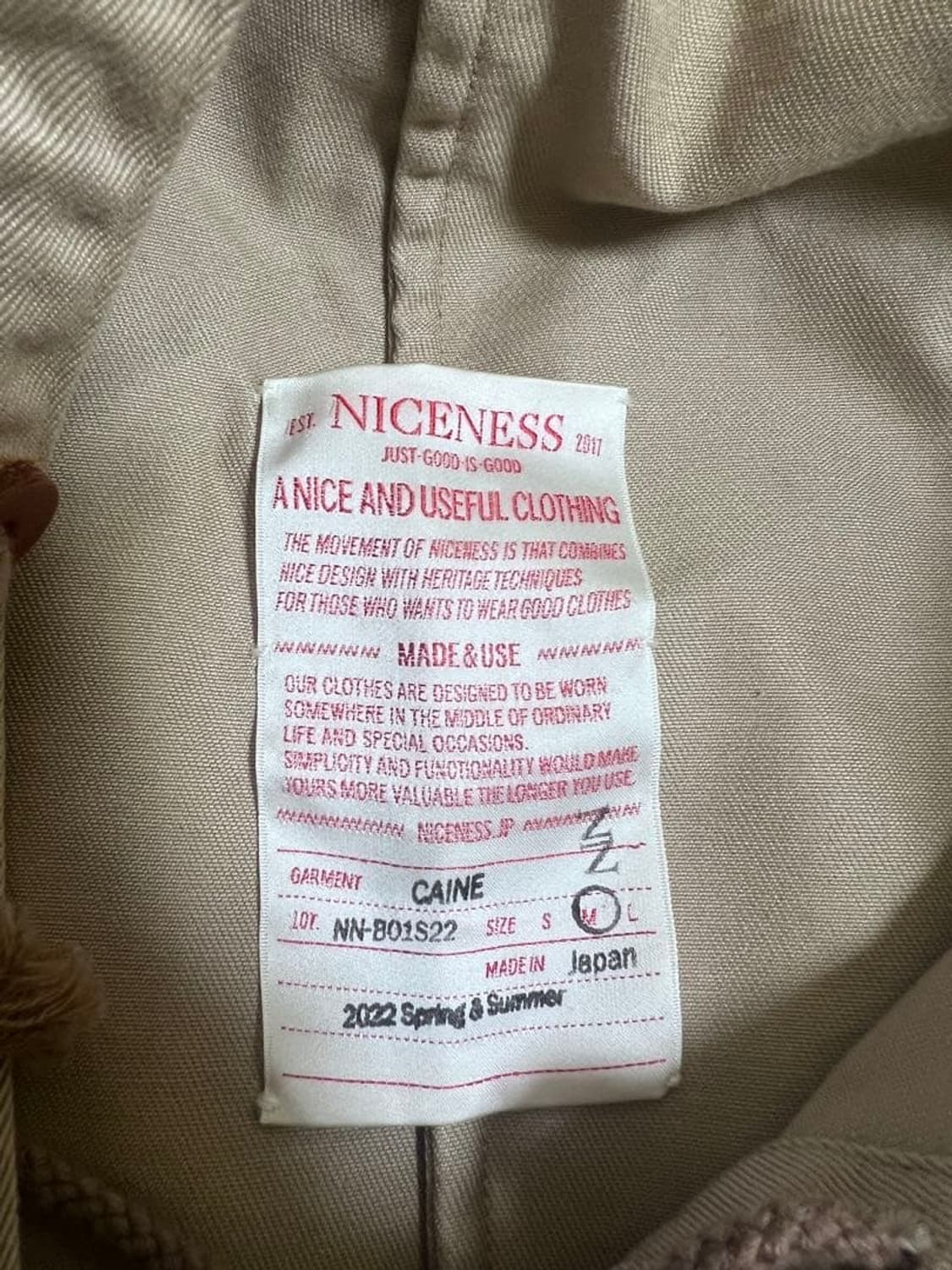 Niceness Caine 아노락 상품이미지2