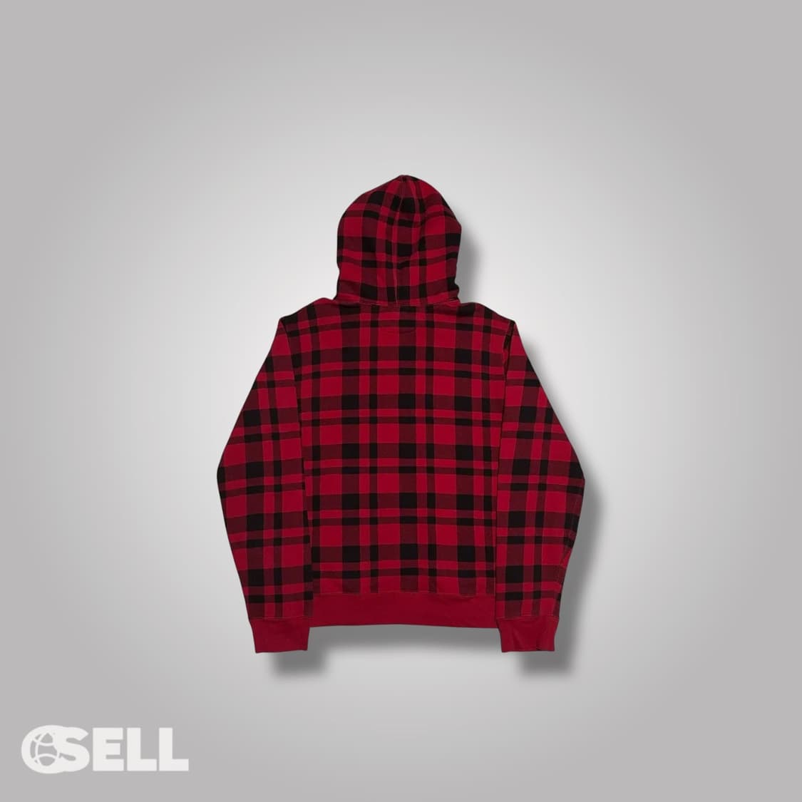 폴로 체크 후드티 상품이미지3