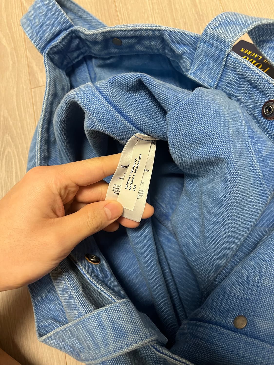 (국내미발매,새상품) 폴로 랄프로렌 컨츄리 캔버스 워시 토트백 상품이미지7