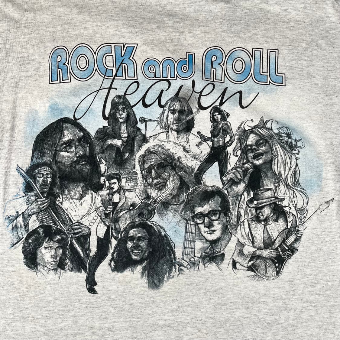 빈티지 락앤롤 헤븐 올스타즈 반팔티 상품이미지5