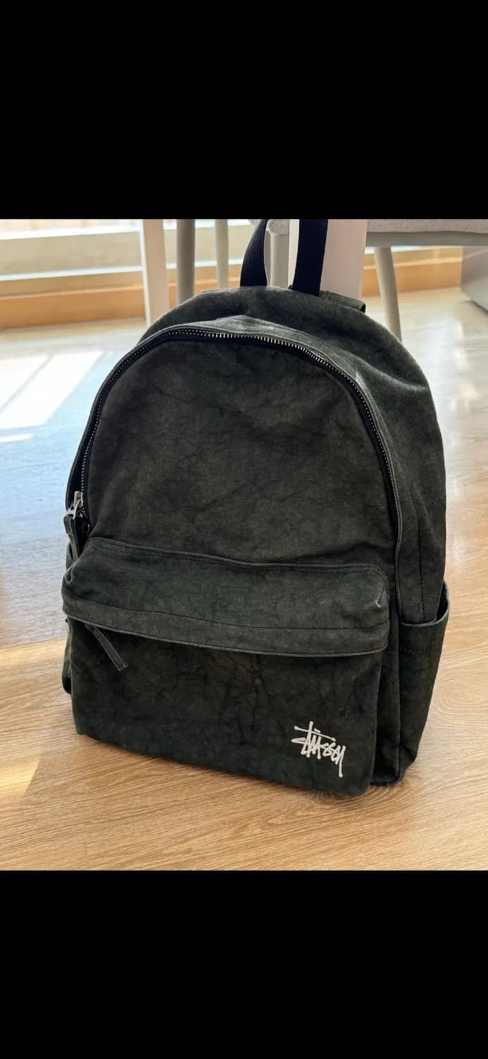 쿨거시 미포 11만) 스투시 캔버스 백팩 워시드 블랙 상품이미지1