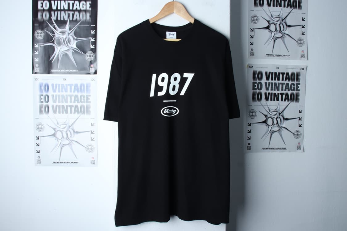 (L-XL) 엠엠엘지 반팔 티셔츠 빅로고 블랙 올드스쿨-H31704 상품이미지2