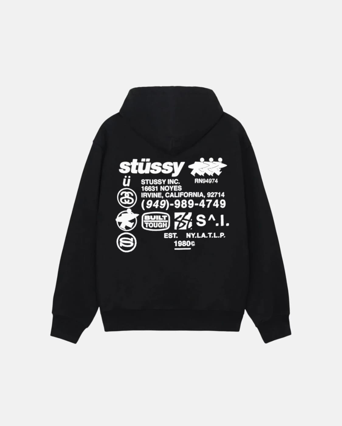 스투시 DNA 후드집업 블랙 M 상품이미지1