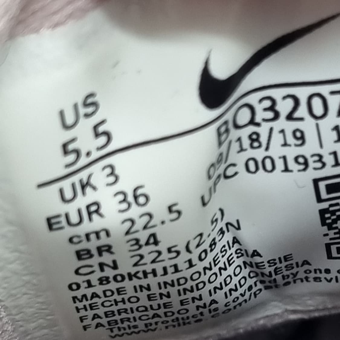 나이키 레볼루션5 핑크 운동화225 상품이미지6