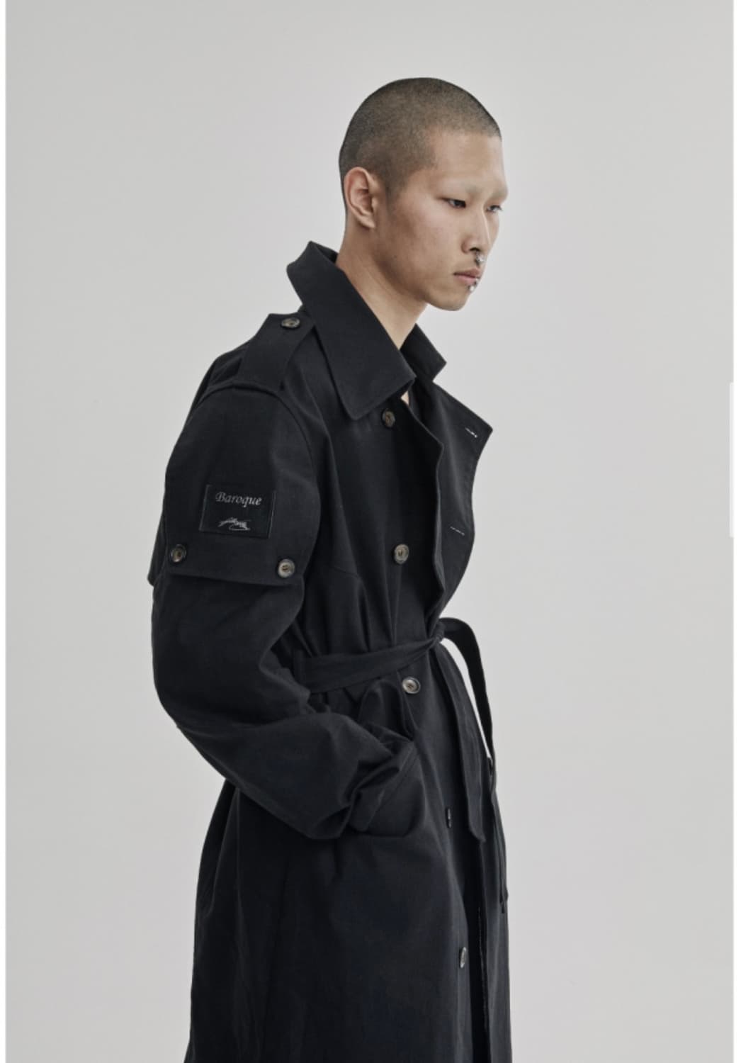 비로크 23fw 워싱 린넨 트렌치 코트 상품이미지3