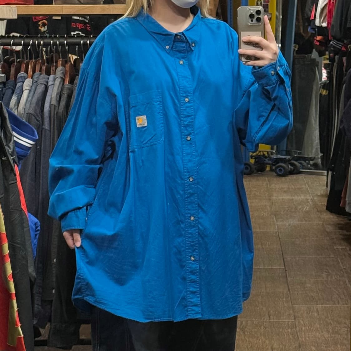 [HI] 칼하트 긴팔 셔츠 블루 상품이미지3