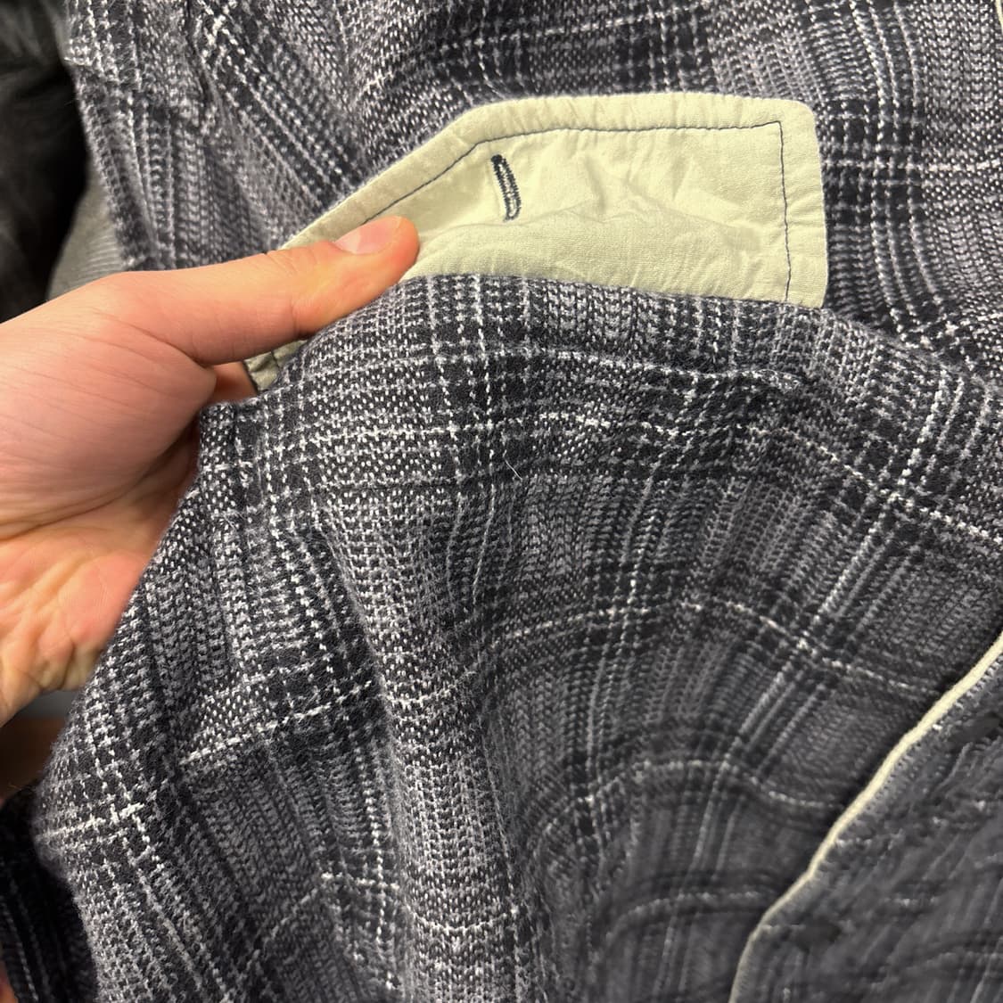 90s 리바이스 드라이 굿즈 헤비코튼 플란넬 워크셔츠 N880 상품이미지6