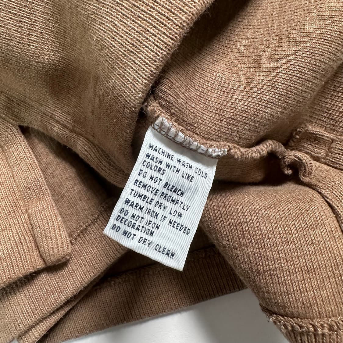 폴로 랄프로렌 카멜 스웻 반집업 상품이미지7