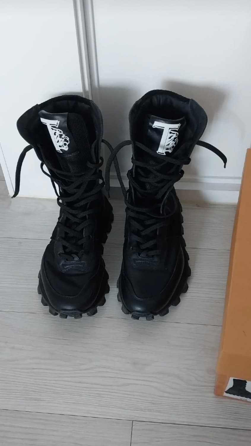 토즈 블랙 레이스업 워커 부츠 240 상품이미지9