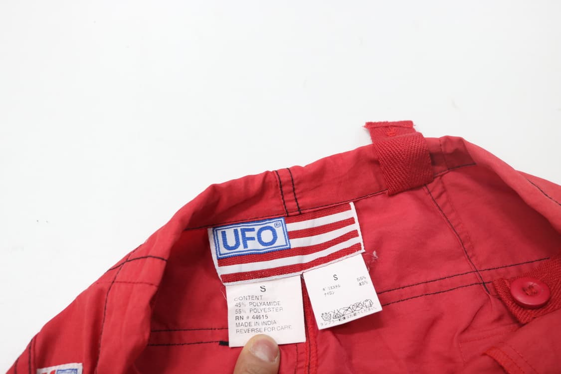 UFO 빈티지 레드 립스탑 니패드 카고 팬츠 (S) 상품이미지6
