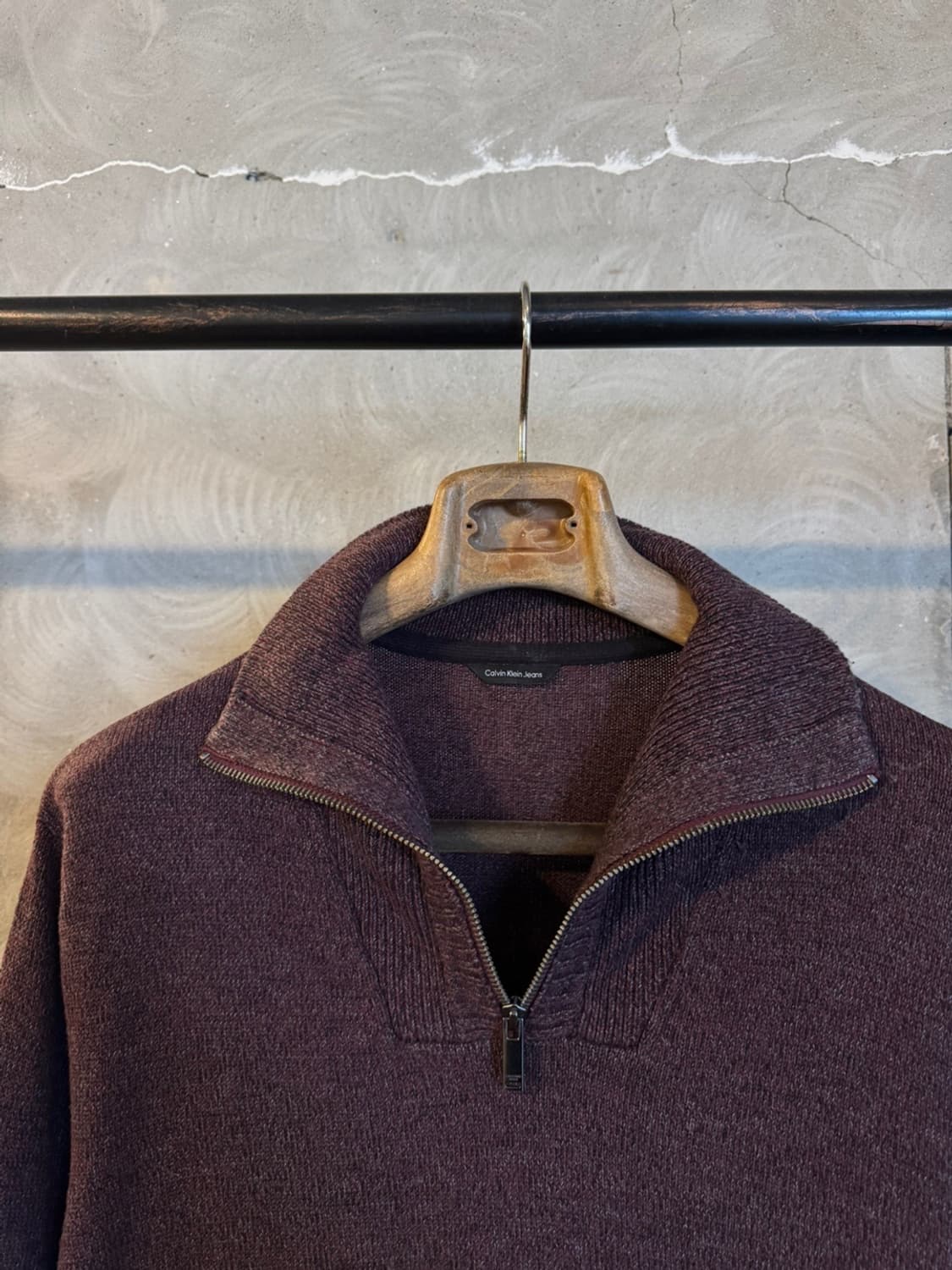 캘빈클라인 짚업 니트 100 상품이미지3