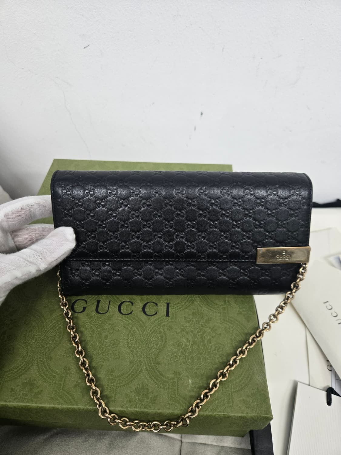 [보증서 정품] 구찌 시마 미니 체인백 상품이미지4