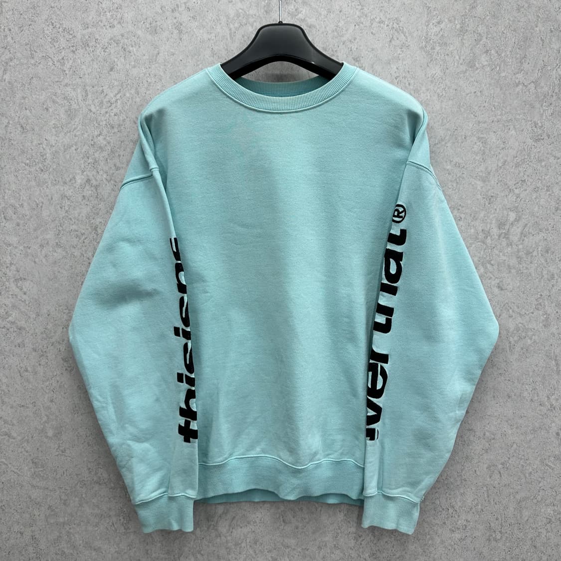 100 디스이즈네버댓 남자 루즈핏 맨투맨 상품이미지1