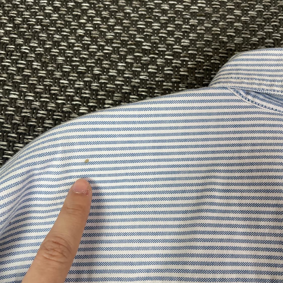 CHAPS 미니 자수로고 클래식 핏 스트레치 옥스퍼드 셔츠 XL 상품이미지9