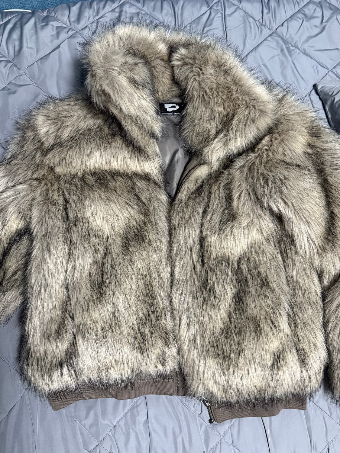 웰빙익스프레스 퍼자켓 그레이 S 상품이미지4