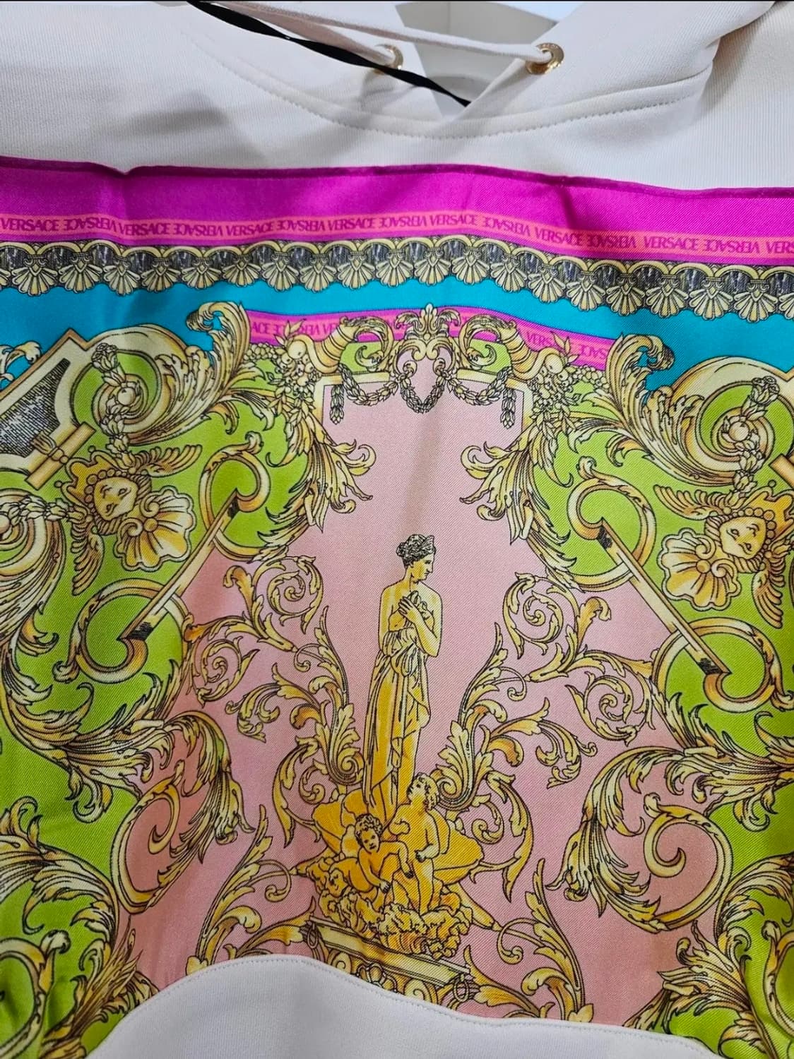 베르사체 바로코 후드 베이지 L 110 상품이미지10