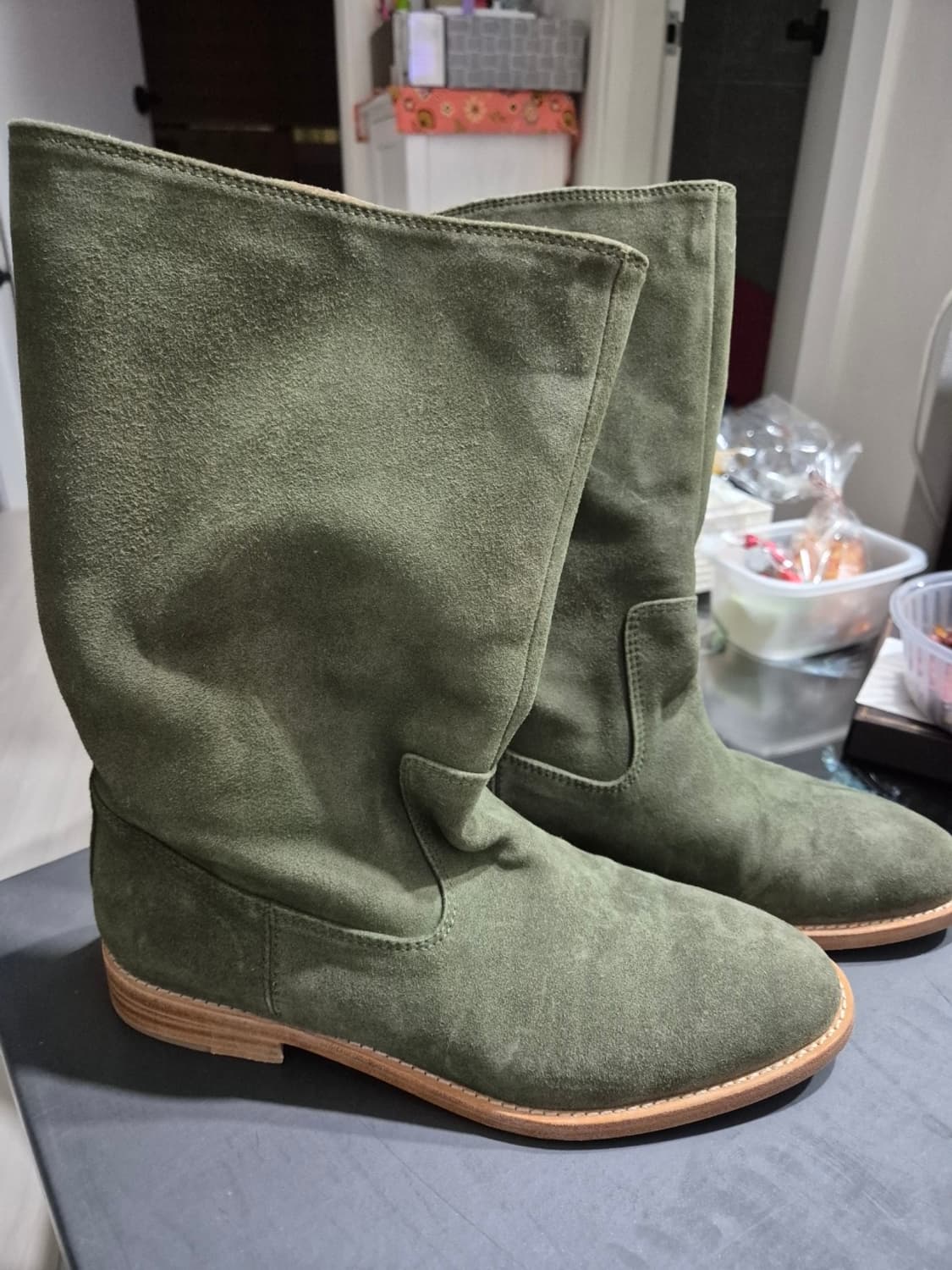 에토스 미들부츠 카키 250 상품이미지2