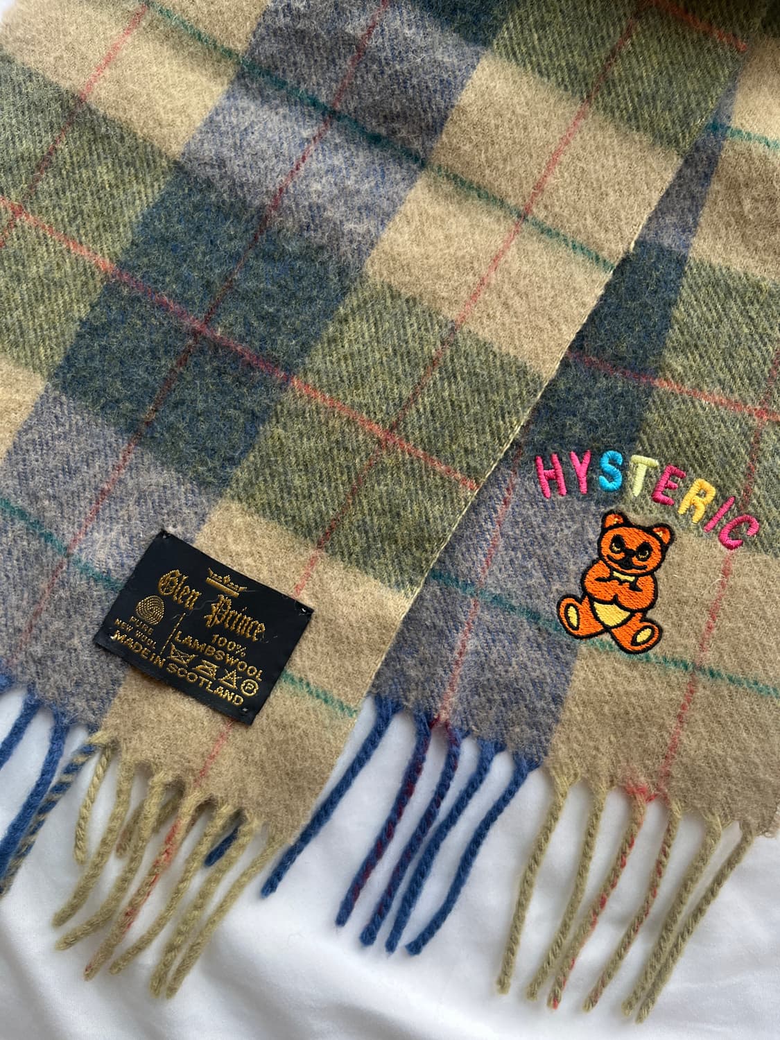 히스테릭 글래머 아카이브 스코틀랜드 램스울 목도리 머플러 상품이미지1