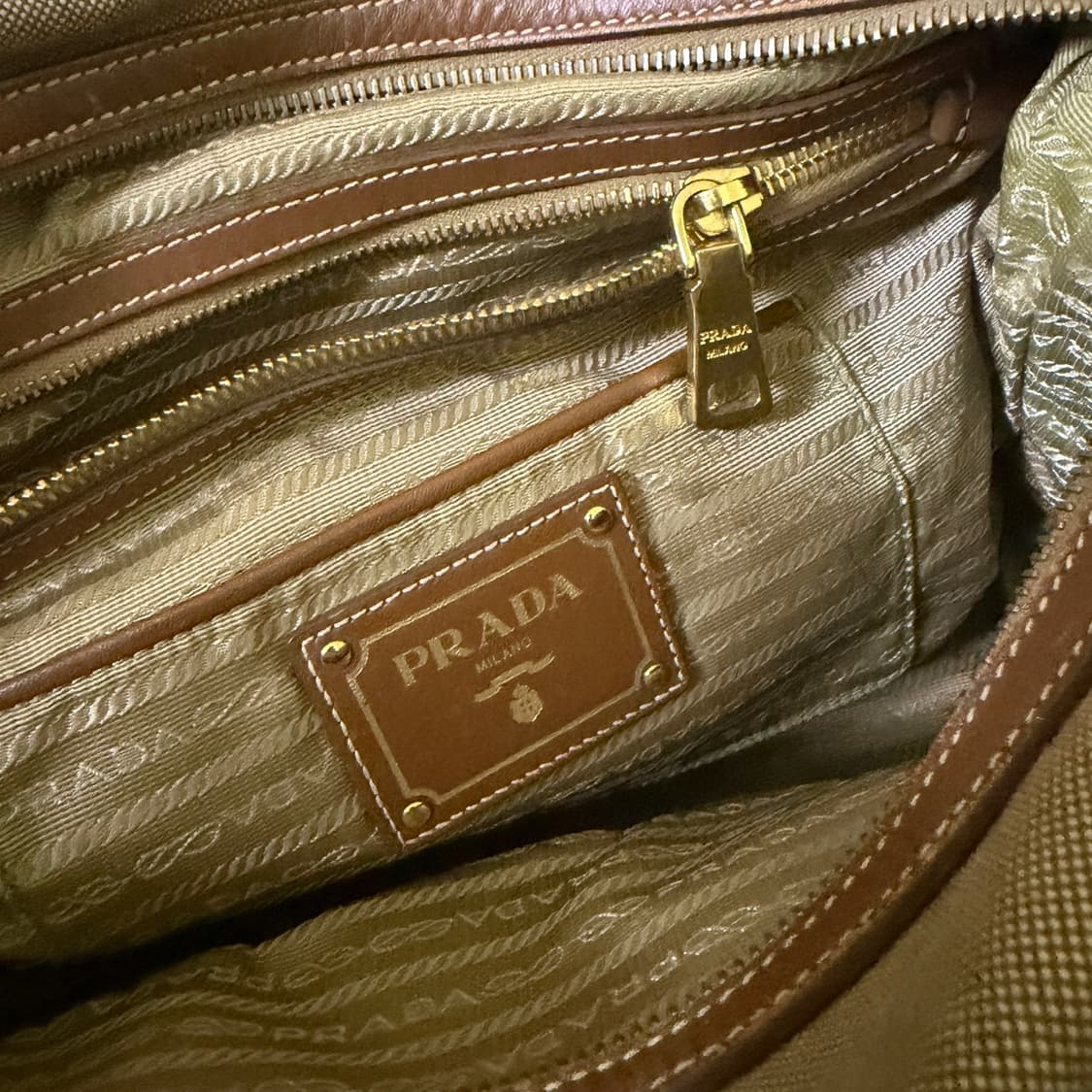 프라다 황실로고 패브릭 숄더&토트백 상품이미지7