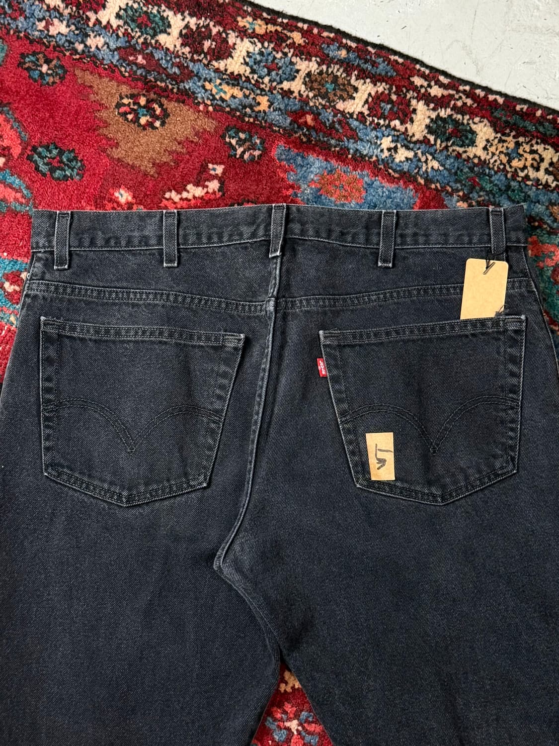 00's 빈티지 리바이스 517 블랙 부츠컷 플레어진 상품이미지7