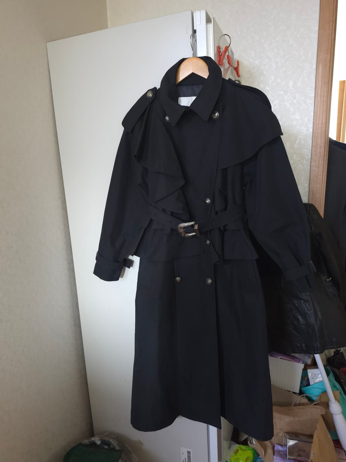 줄로그 롱 트렌치코트 상품이미지1