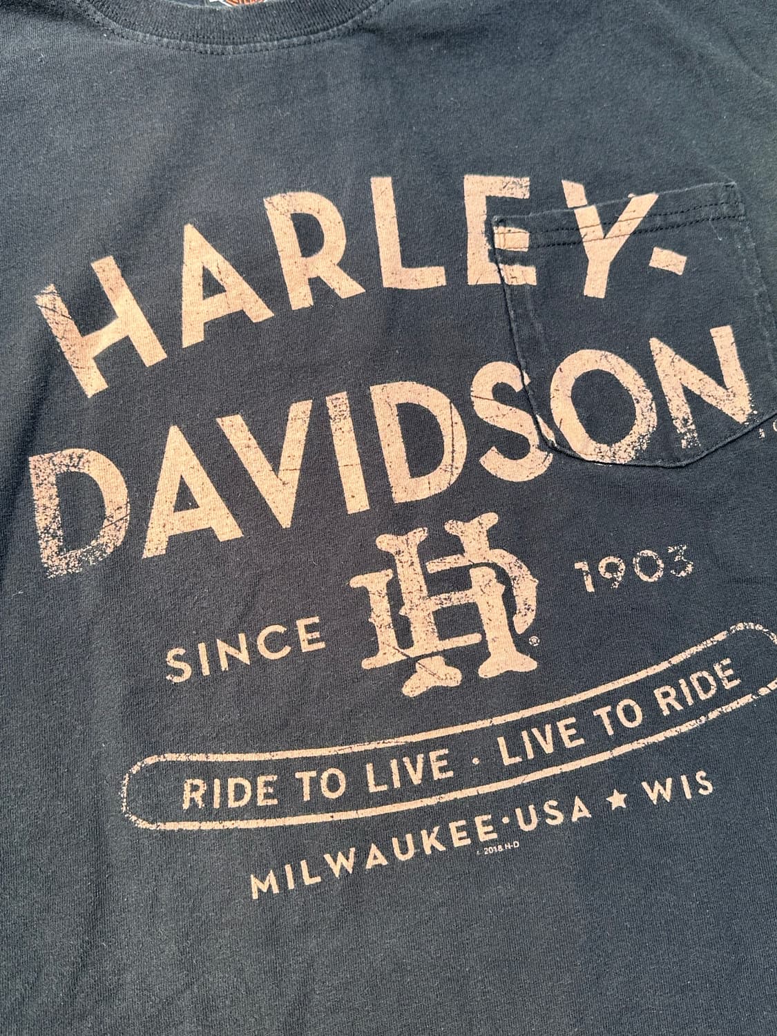 [할리데이비슨] •Vintage Arch Tee 상품이미지2