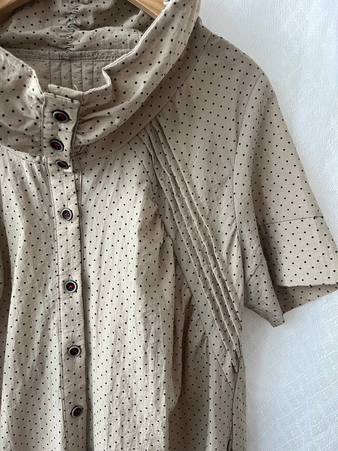 ⊹ Wide Neck Dot Dress 상품이미지10