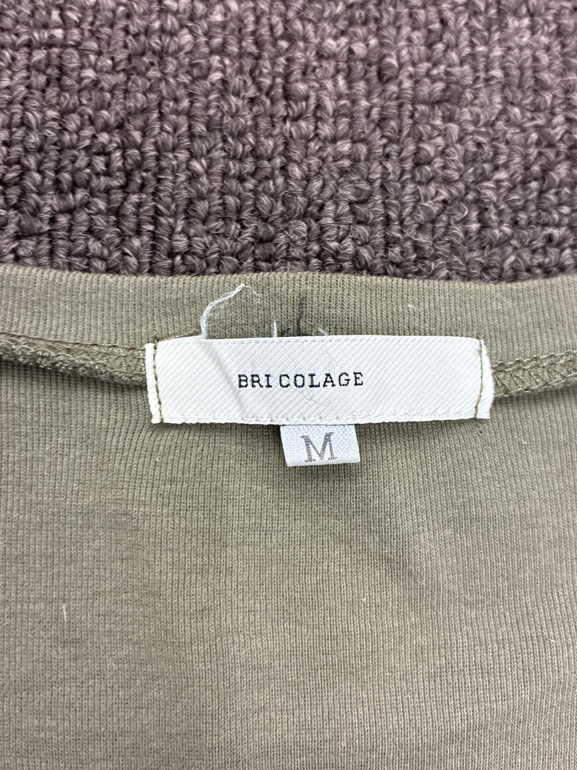 M)Bri Colage 빈티지 여성 펀칭 디테일 반팔 티셔츠 상품이미지5