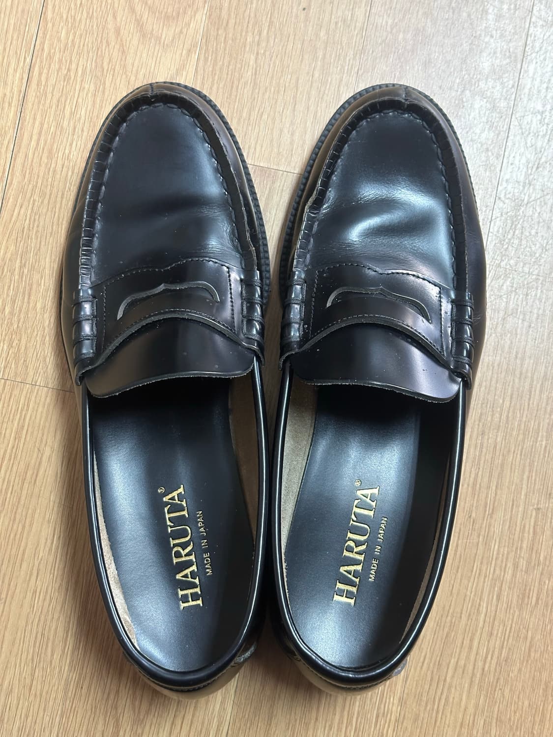 하루타 906 로퍼 블랙 270 상품이미지1