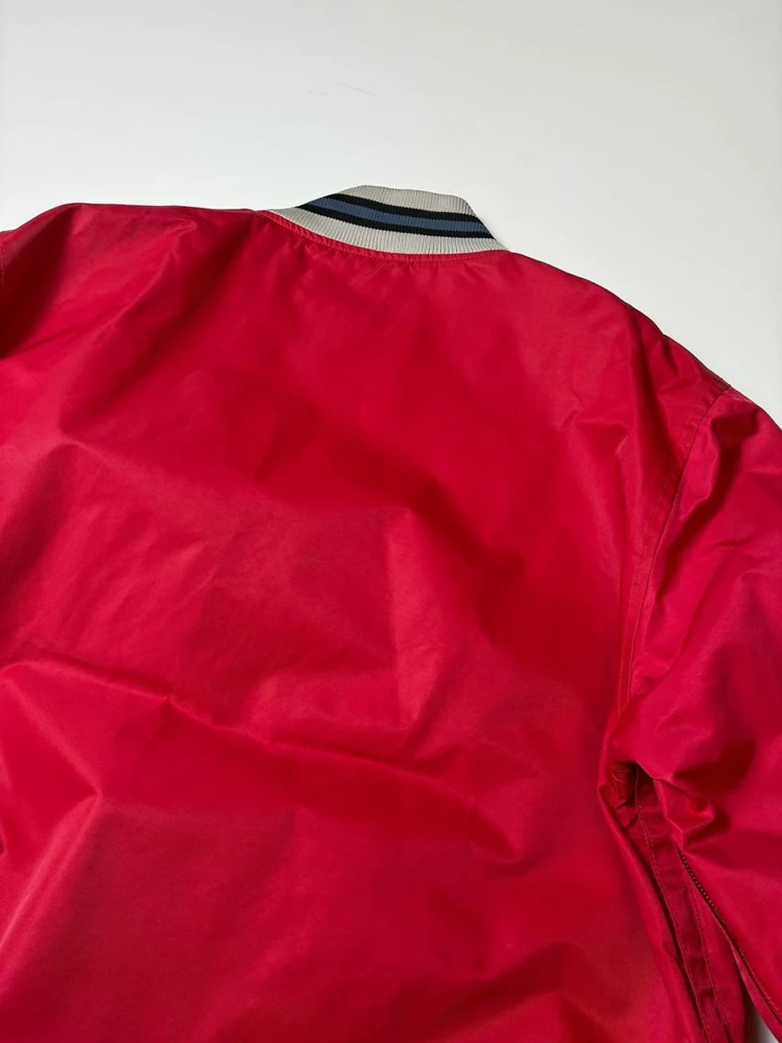 스타터 x 버튼 로고 자수 바시티 자켓 PN8180 상품이미지8