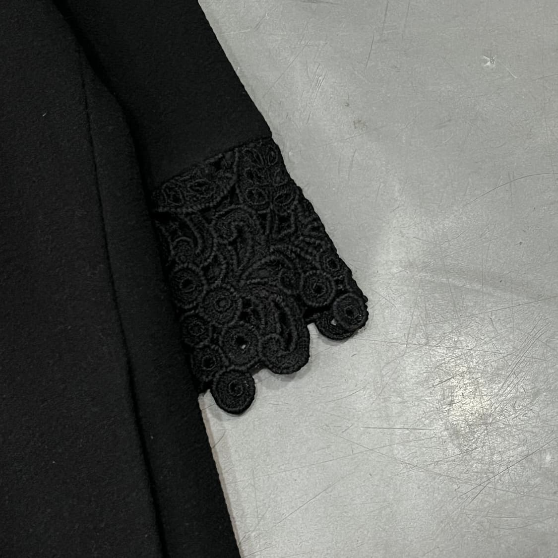  랑방 레이스 카라 집업 코트 y14741 상품이미지4