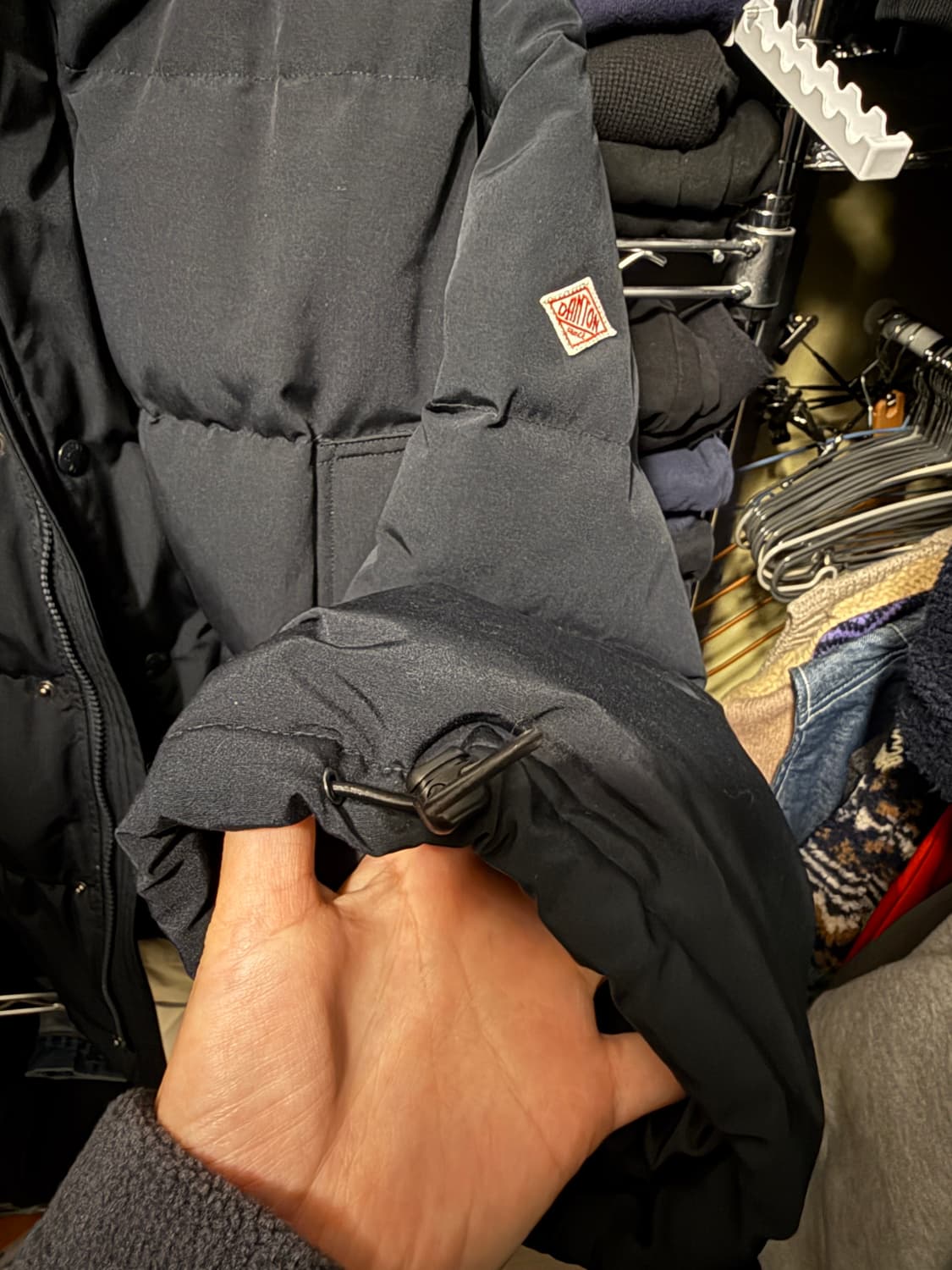 프릭스스토어 단톤 다운 후드 패딩 상품이미지5